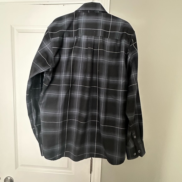 DIXXON Men's Black Plaid Shirt - Picture 2 of 3